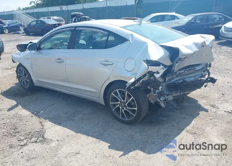 2019 Hyundai Elantra Limited z USA, uszkodzony, nr VIN 5NPD84LF7KH473322